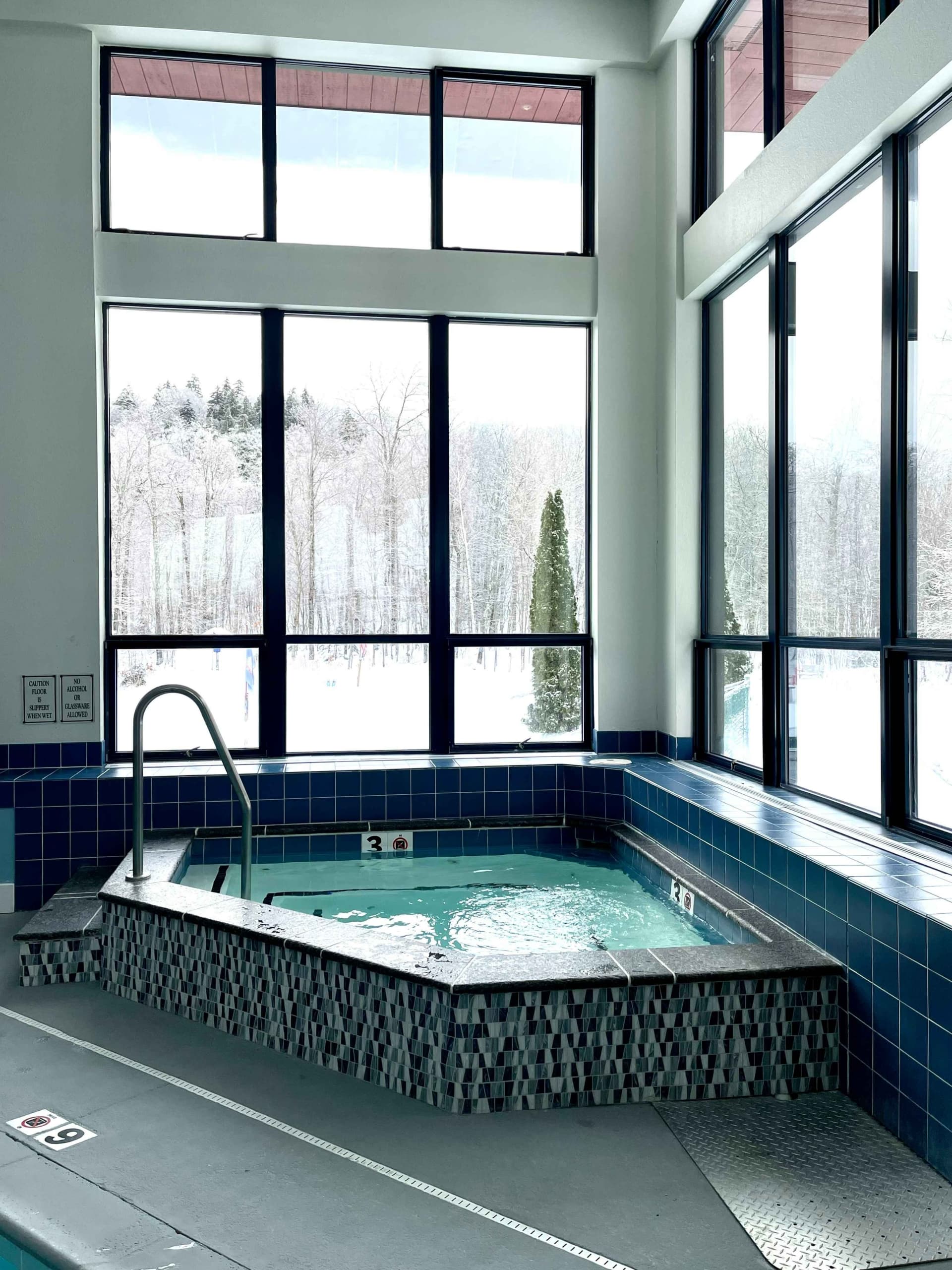 Indoor hot tub