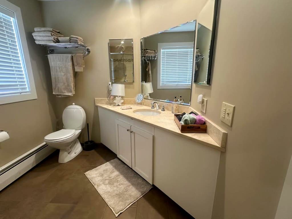 Master bath vanity